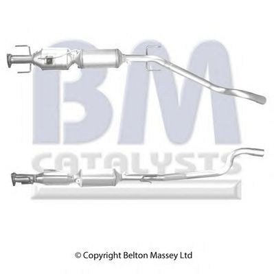 BM CATALYSTS bm11076hp -  Сажевый / частичный фильтр, система выхлопа ОГ